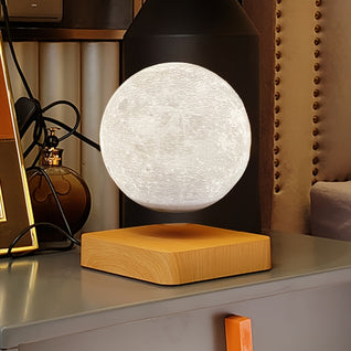3D Magnetic Levitating Moon Lamp with LED Light