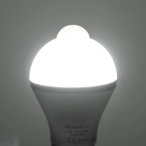 E27 Motion Sensor LED Bulb – 6500K Cool White, 5W or 9W