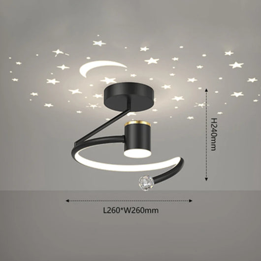 Nordic LED Ceiling Light – Modern Minimalist Indoor Lamp
