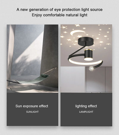 Nordic LED Ceiling Light – Modern Minimalist Indoor Lamp