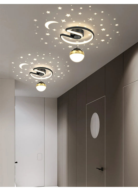 Nordic LED Ceiling Light – Modern Minimalist Indoor Lamp