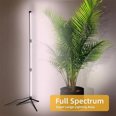 Full Spectrum LED Grow Light Floor Lamp with Timer & Adjustable Height for Indoor Plants