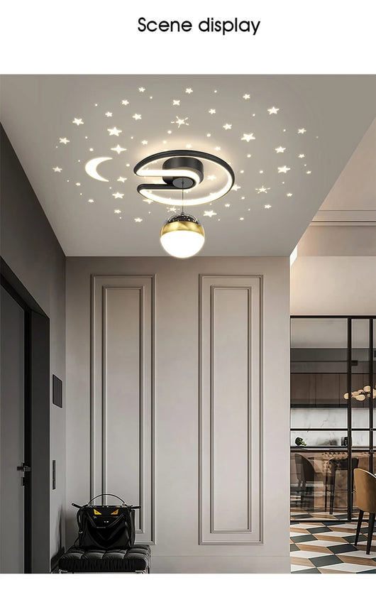 Nordic LED Ceiling Light – Modern Minimalist Indoor Lamp