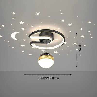 Nordic LED Ceiling Light – Modern Minimalist Indoor Lamp