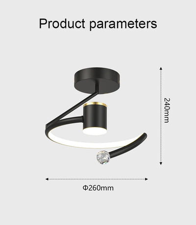 Nordic LED Ceiling Light – Modern Minimalist Indoor Lamp