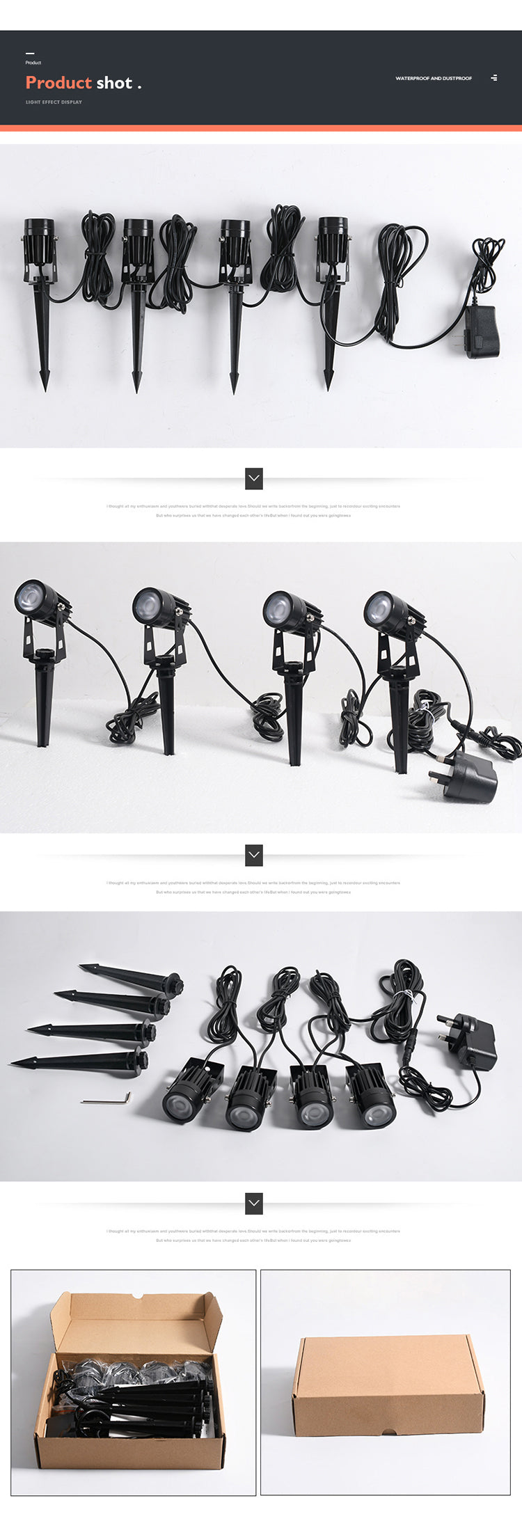 Smart RGB Landscape Light LED Garden Lamp Waterproof APP Control 16 Million Colors Outdoor Yard Lawn Spotlights