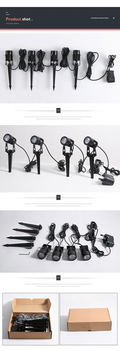 Smart RGB Landscape Light – App-Controlled Waterproof Garden Spotlight