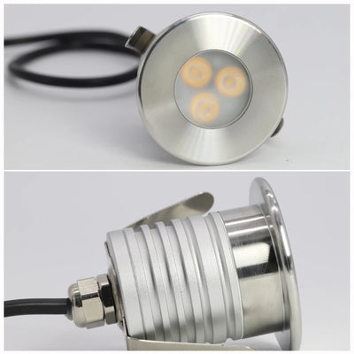 3W LED Underwater Pool Light – IP68 Waterproof Low-Voltage Landscape Lamp