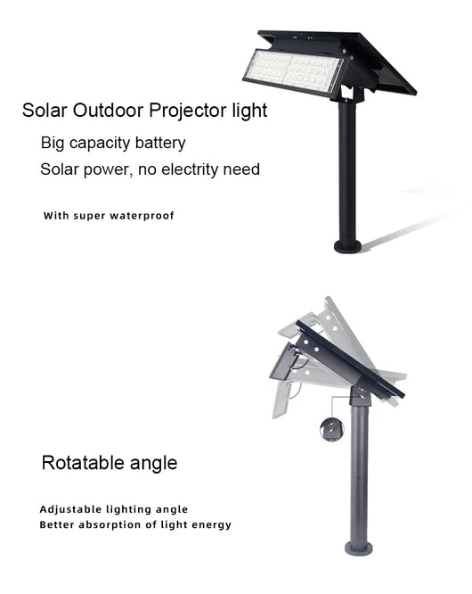 Solar LED Sign Light IP65 – Outdoor Billboard, Wall & Pathway Lighting