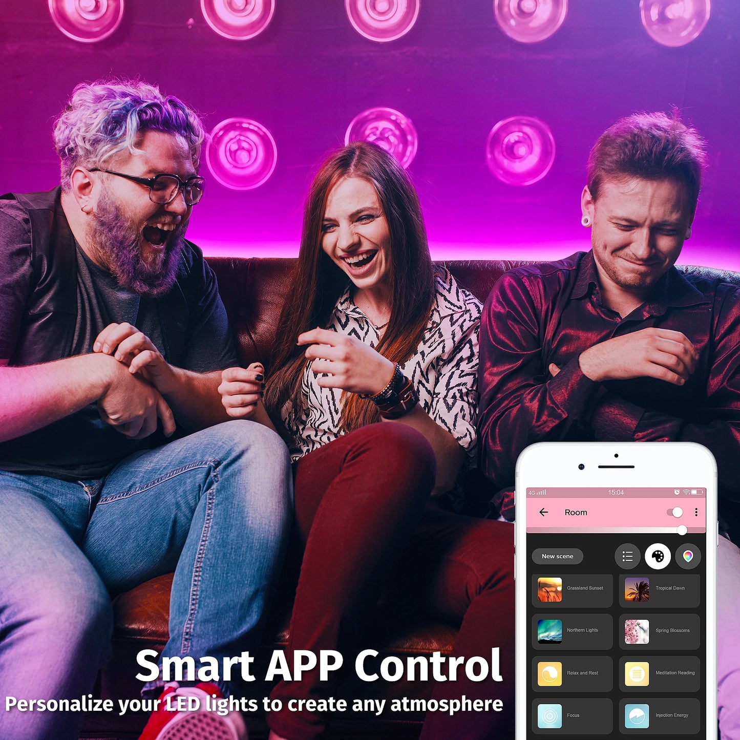 Smart Dimmable Ambiance LED Kit  &   Controller