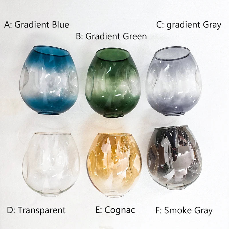 Nordic Glass LED Chandelier with Modern Minimalist Design