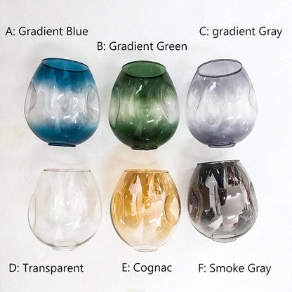 Nordic Glass LED Chandelier with Modern Minimalist Design