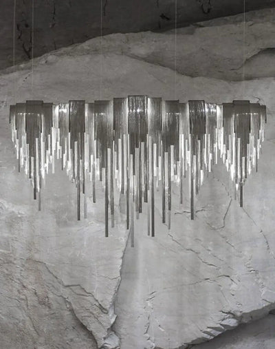 Luxury Tassel LED Chandelier – Modern Ambient Ceiling Light