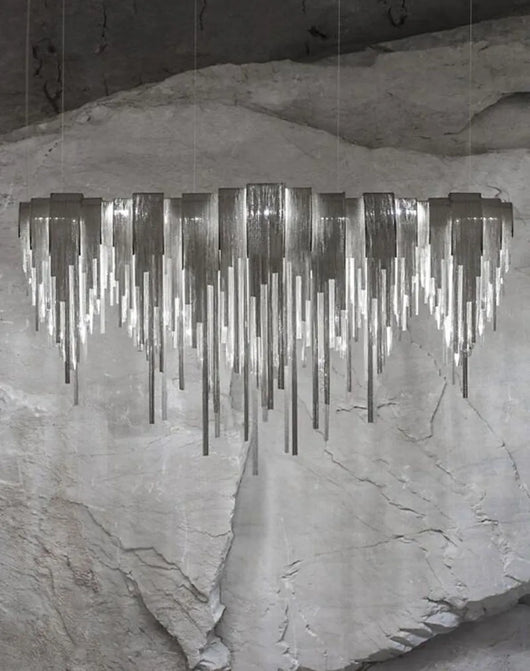 Luxury Tassel LED Chandelier – Modern Ambient Ceiling Light