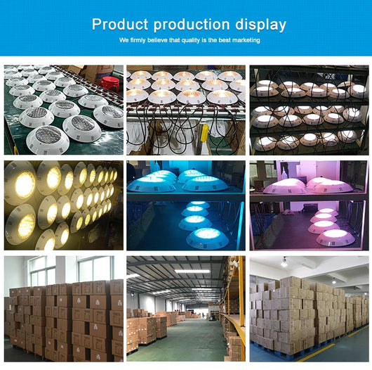 IP68 RGB LED Underwater Pool Light – Color-Changing Pool Lamp with Remote