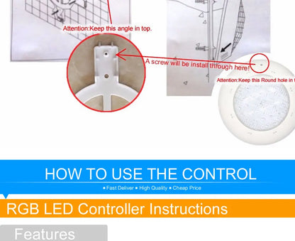 LED Swimming Pool Light 12V IP68