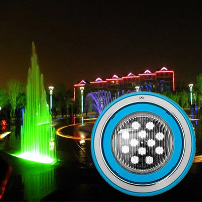 AC12V 35W 360LED Waterproof Pool Light Multicolor RGB Underwater Lamp with Remote Control