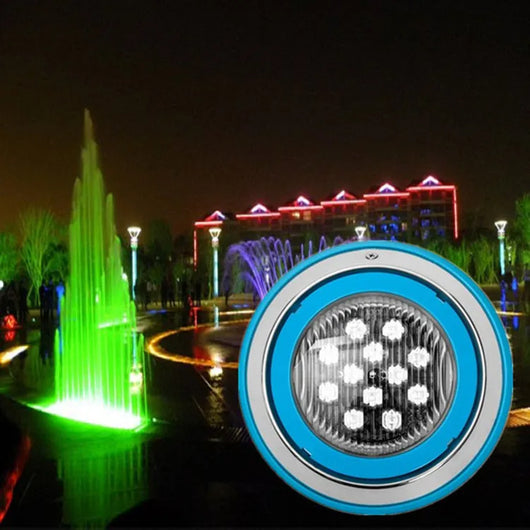 AC12V 35W 360LED Waterproof Pool Light Multicolor RGB Underwater Lamp with Remote Control