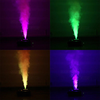 1500W RGB LED Fog Machine Set – Dual Vertical Smoke Effects (2pcs)