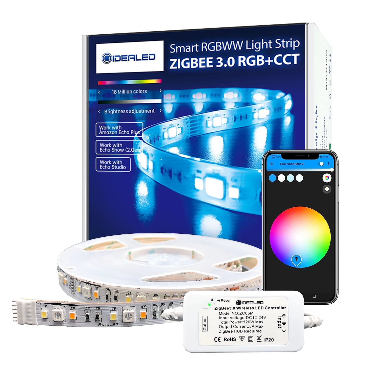 Smart Dimmable Ambiance LED Kit  &   Controller