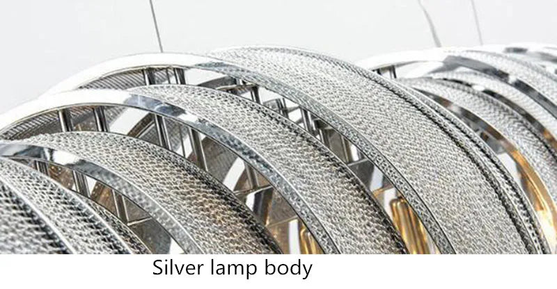 Modern Luxury Tassel LED Chandelier with Ambient Downward Lighting