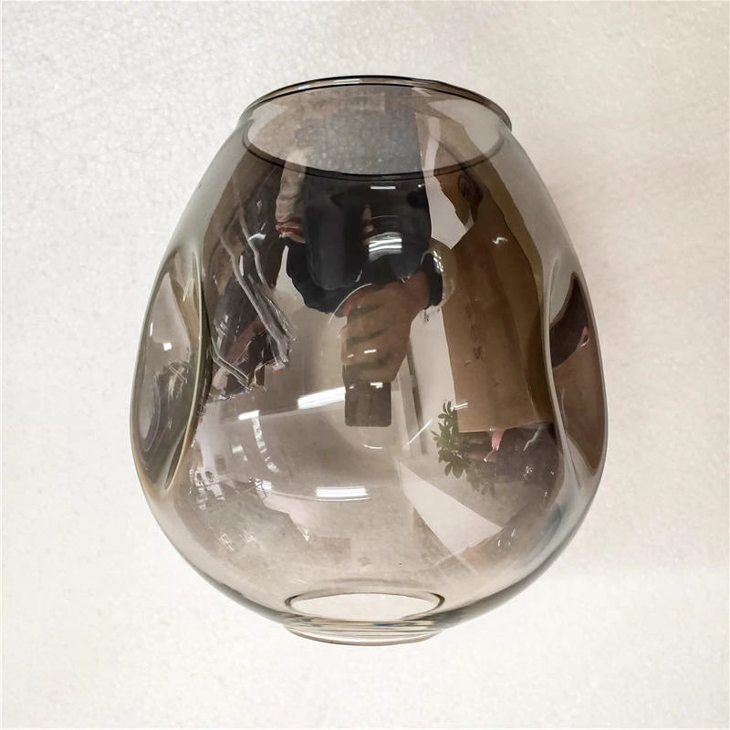 Nordic Glass LED Chandelier with Modern Minimalist Design