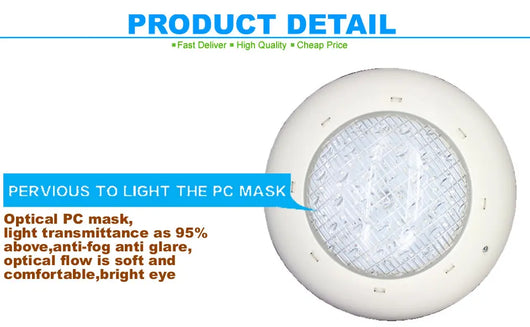 IP68 LED Pool Light – 12V Underwater Swimming Pool Lamp (RGB / White Options)