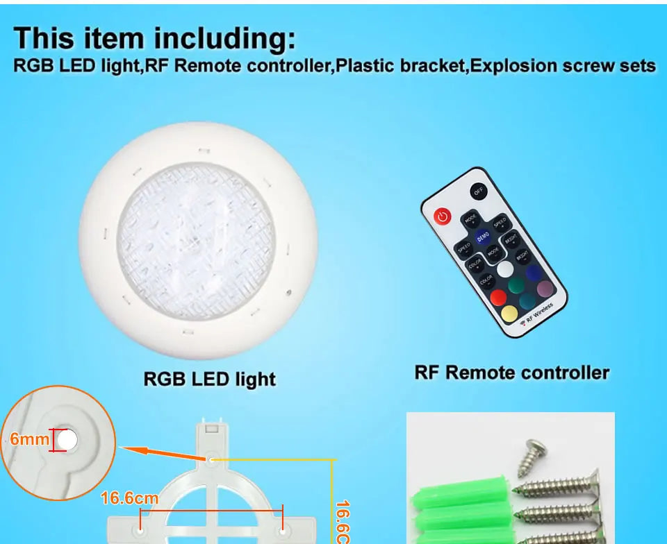 LED Swimming Pool Light 12V IP68