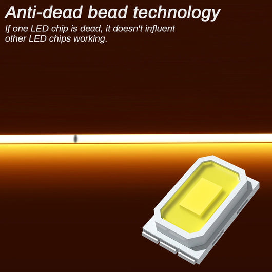 High-Density COB LED Strip Light – 3mm / 5mm, 12V–24V Dimmable