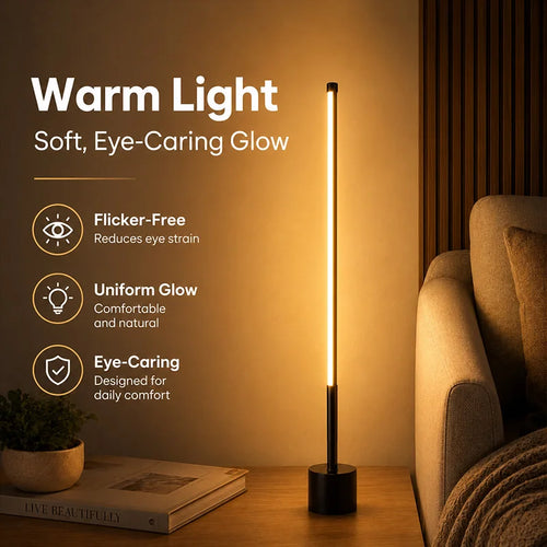 Mini Voice-Controlled LED Floor Lamp – 3M, 180° Lighting