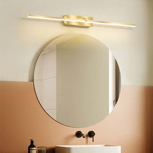 Modern LED Bathroom Wall Light – 3-Color Aluminum Vanity Mirror Sconce Fixture
