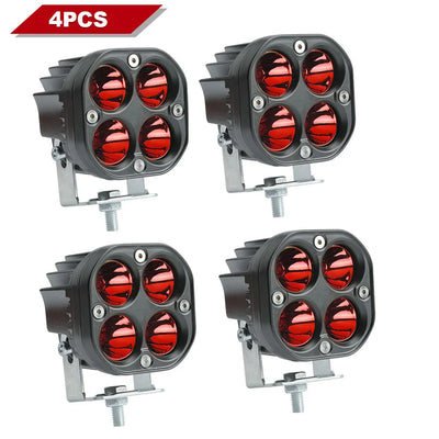 3-Inch Dual-Color LED Light Bar – Red & Green Off-Road Spotlight IP67