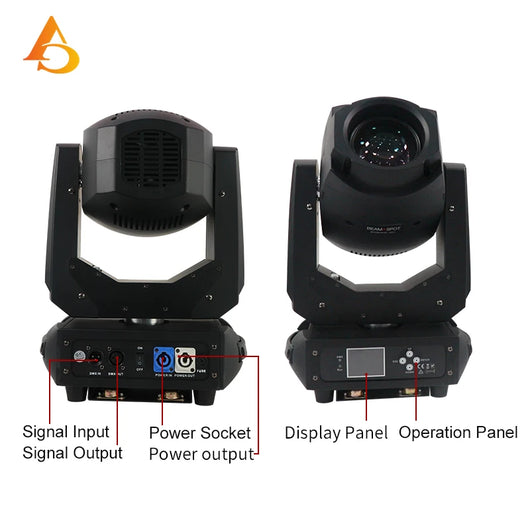 200W LED Gobo Moving Head Light – DMX Beam & Pattern Stage Projector