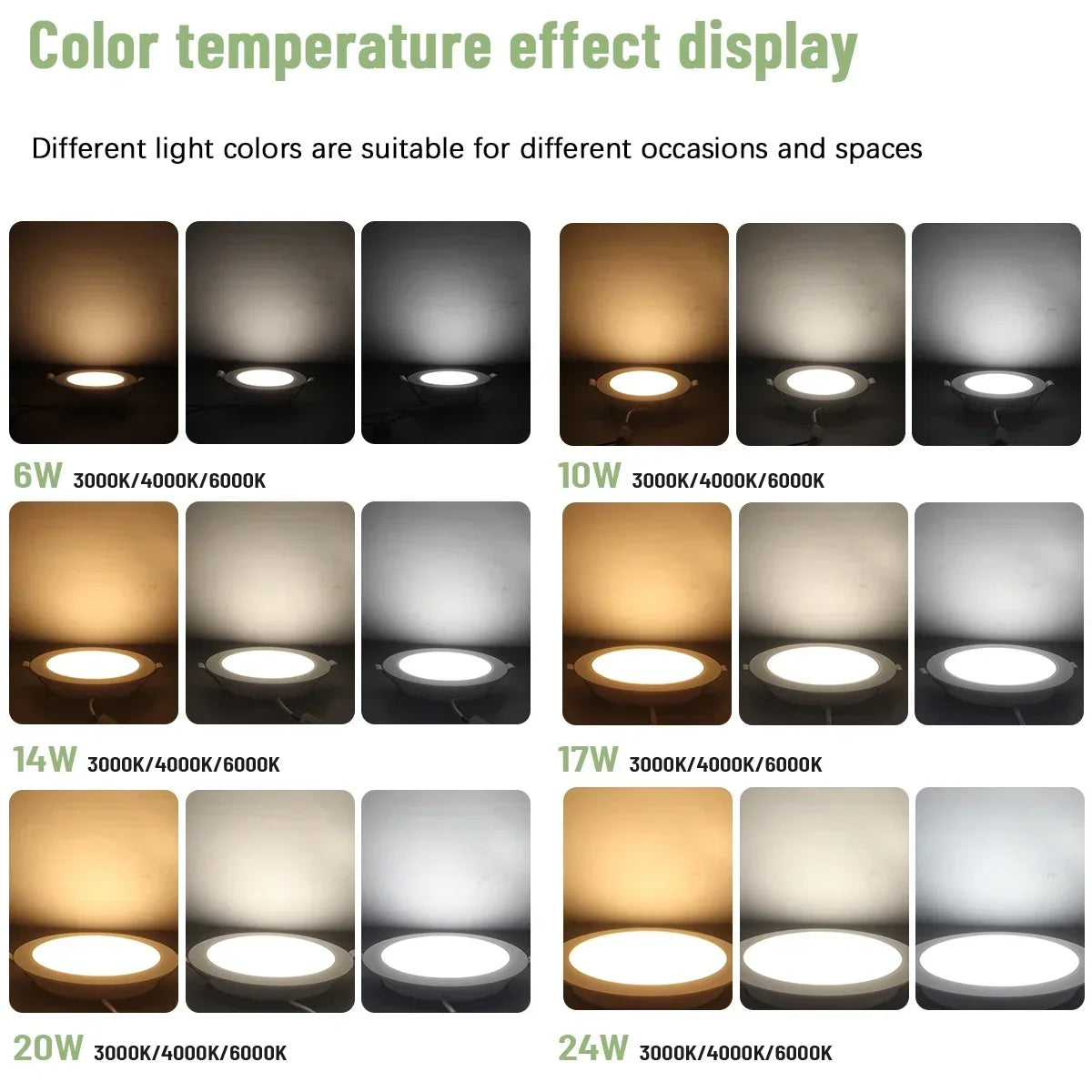 Recessed LED Downlight with Universal Voltage and 249–2000 Lumen Output
