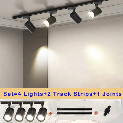 LED Track Light Fixture Set