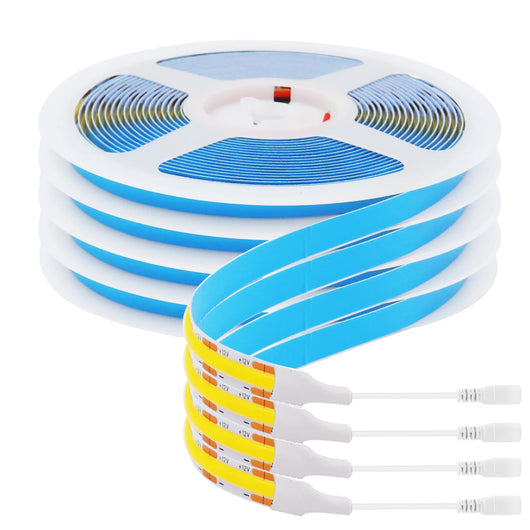 COB LED Strip Light 528LEDs/m – Ultra Bright 12V/24V