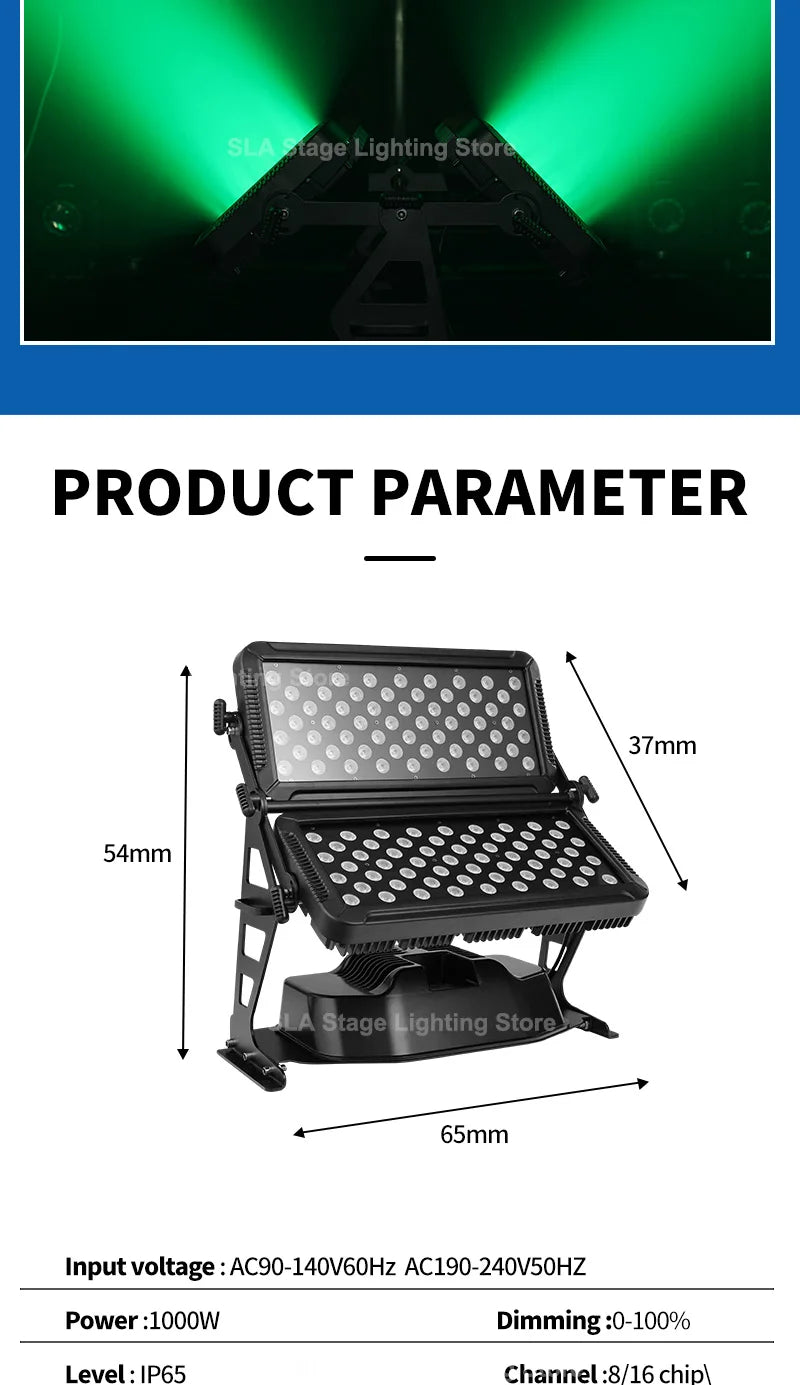 120W Waterproof Stage Floodlight