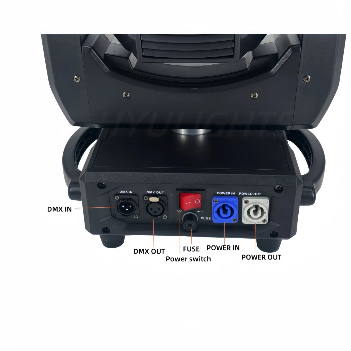 380W 20R Moving Head Beam Light – DMX512 Stage Lighting with Dual Prism, 14 Gobos & RGB Halo Effects