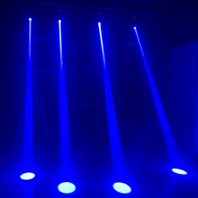 120W LED Beam Moving Head Stage Lights – RGB DMX512 DJ Disco Lighting (2Pcs)