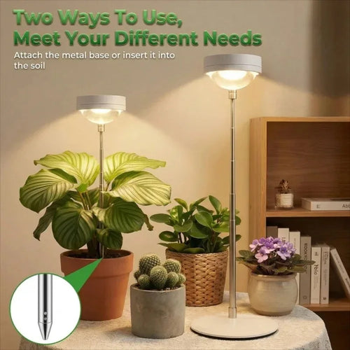Convex Lens LED Grow Light 4000K Full Spectrum Plant Lamp for Indoor Plants & Aquariums