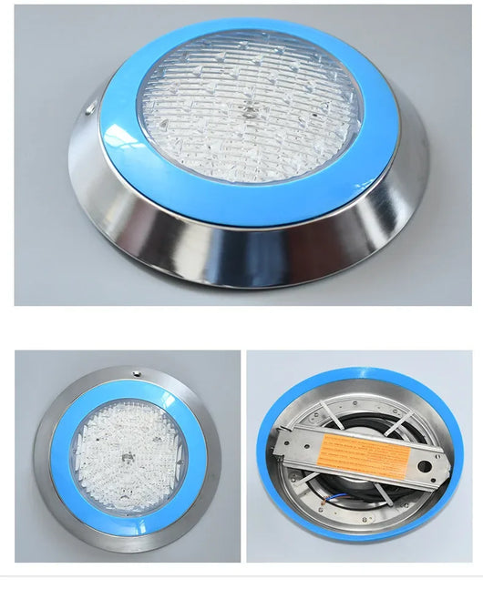 IP68 Stainless Steel LED Pool Light – Waterproof RGB Underwater Lighting