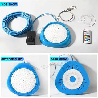 Smart RGB LED Underwater Pool Light – IP68 Waterproof with App & Remote Control