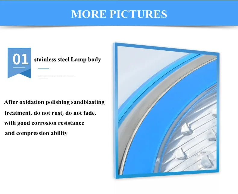Stainless Steel LED Swimming Pool Light IP68 Waterproof