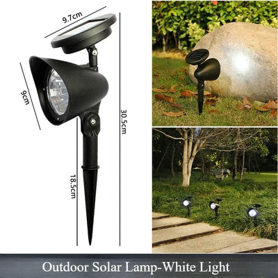 Adjustable Solar LED Spotlights – IP65 Outdoor Garden Lights (4/9 Pack)