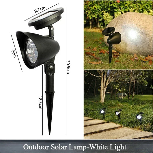 Adjustable Solar LED Spotlights – IP65 Outdoor Garden Lights (4/9 Pack)