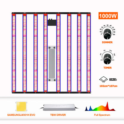 1000W / 1500W / 2000W LED Grow Light