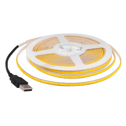 High-Density COB LED Strip Light – 3mm / 5mm, 12V–24V Dimmable