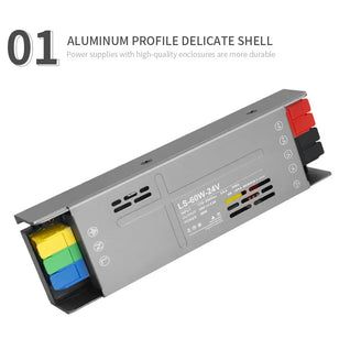DC 12V/24V LED Power Supply Transformer 60W–400W for LED Strip Lights
