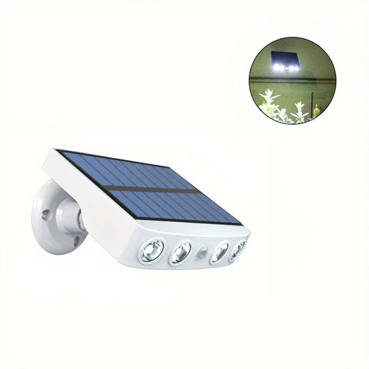 4 LED Solar Motion Sensor Security Light – Waterproof Outdoor Wall Lamp