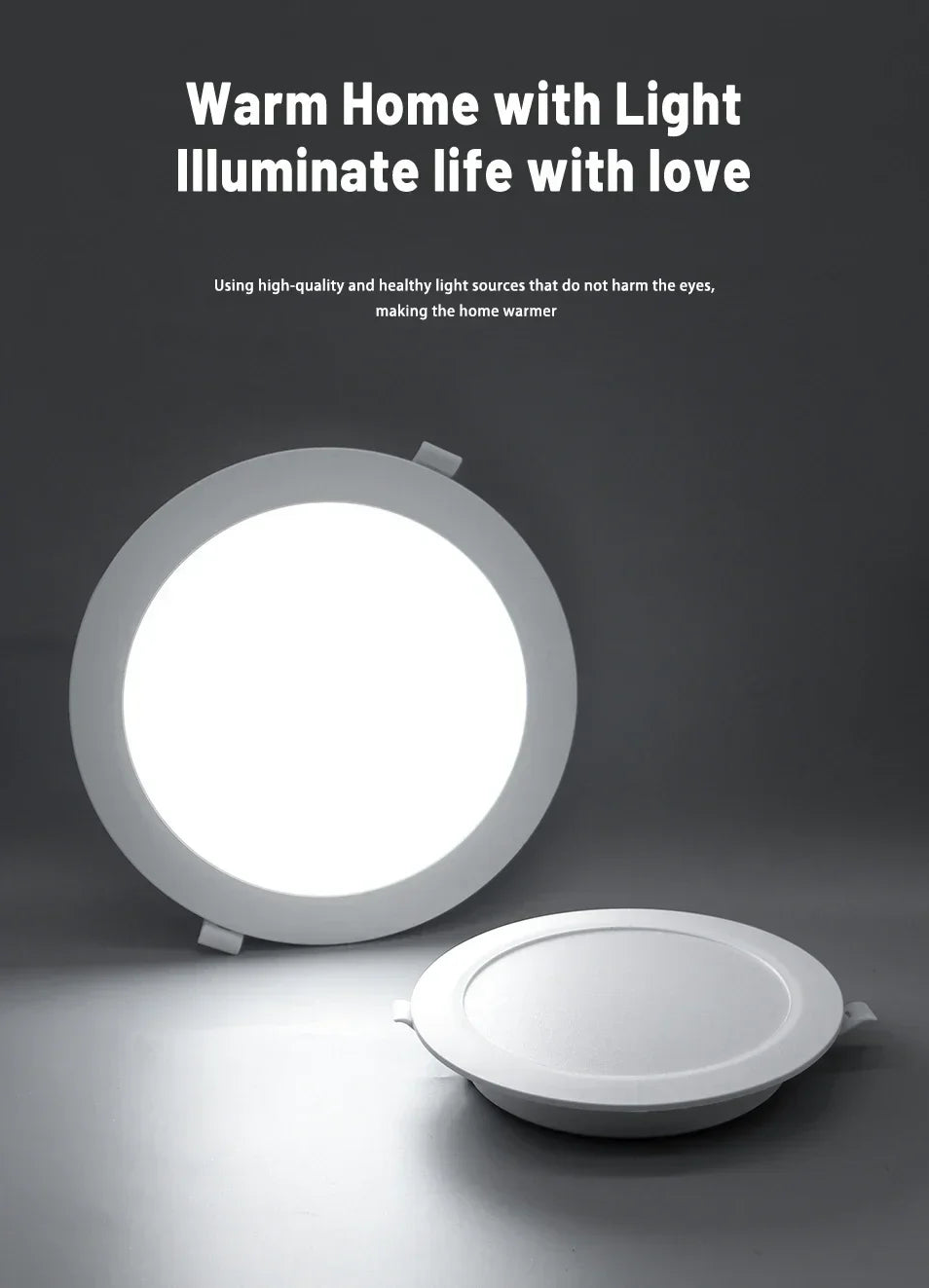 Recessed LED Downlight with Universal Voltage and 249–2000 Lumen Output